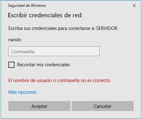 Seguridad de Windows – Escribir credenciales de red - Seguridad windows1